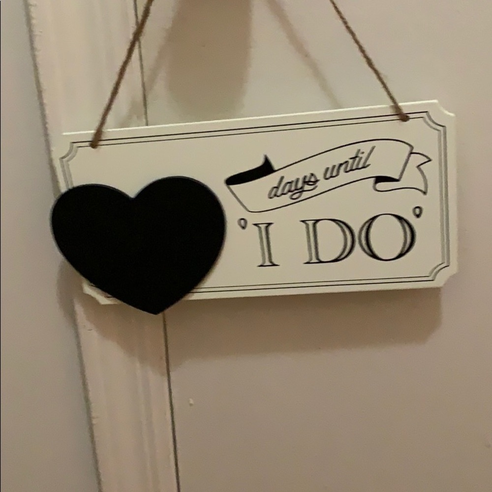 Wedding I DO sign